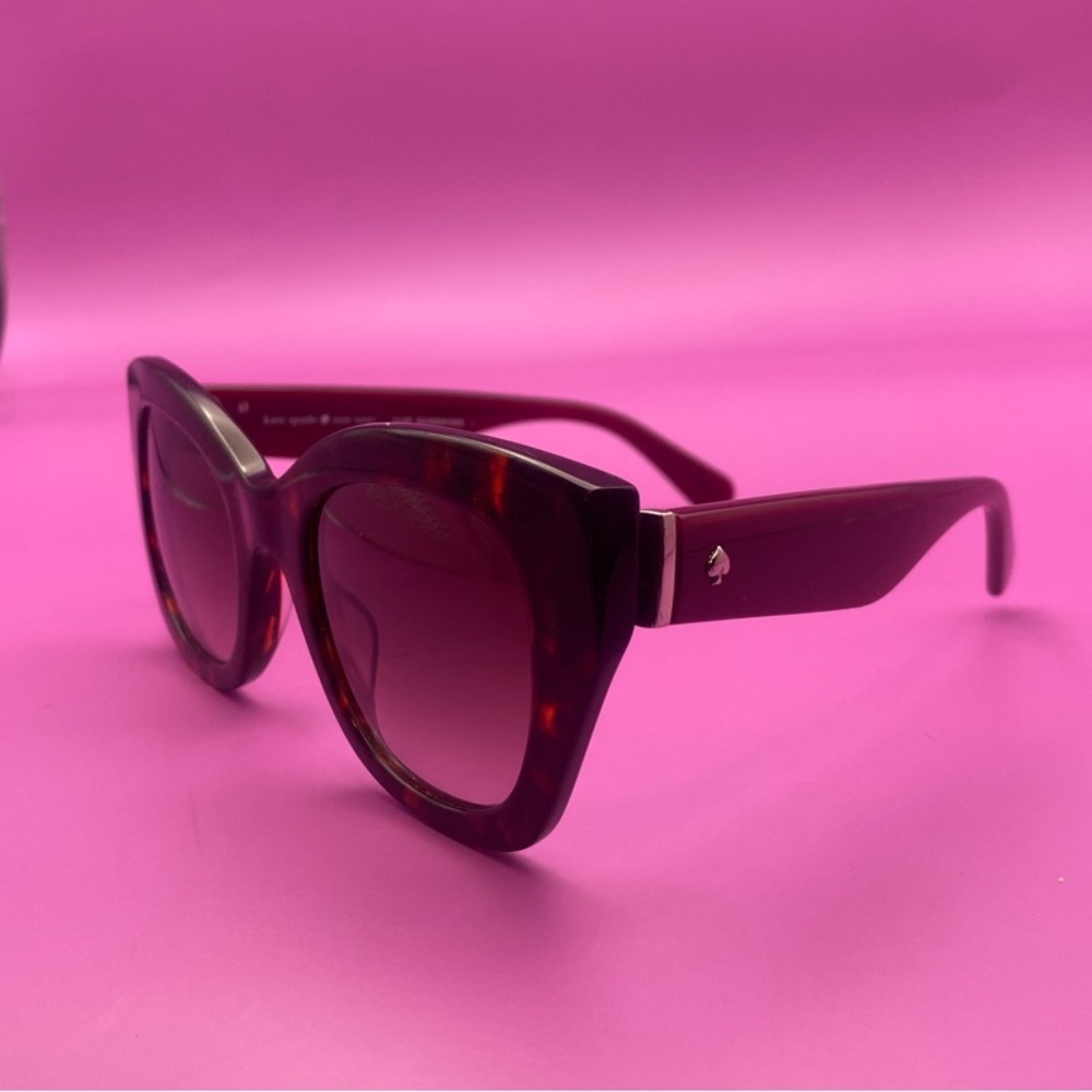 Kate Spade Jelena Tortoise Sunglasses - Picture 3 of 8
